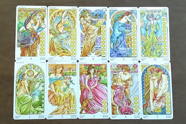 アールヌーボー・コイン(金貨)1~10